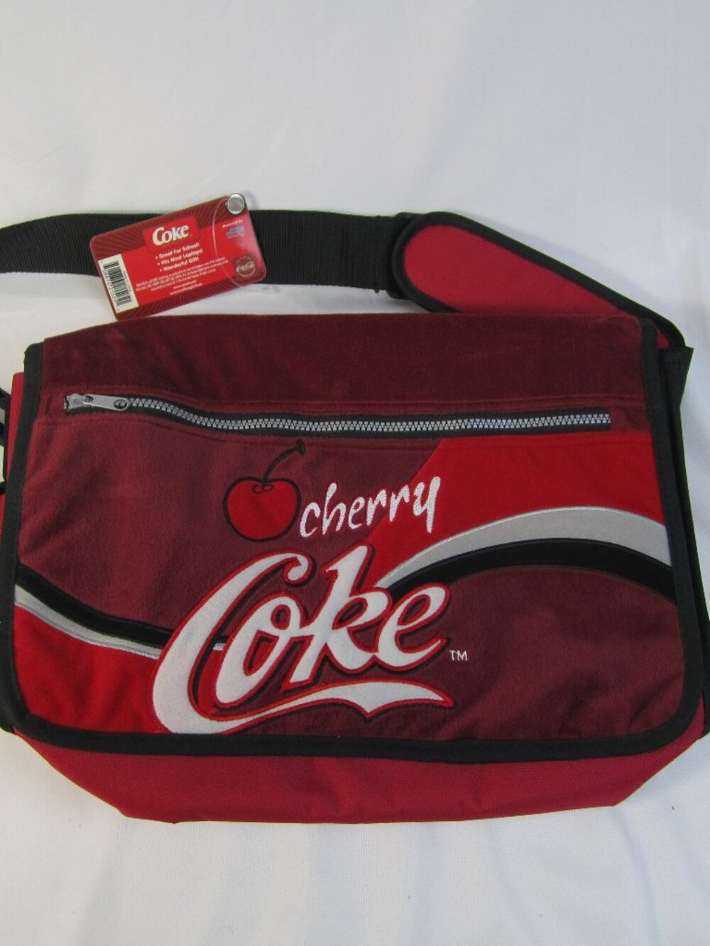 Vintage Cherry Coke Promo Red Messenger Bag